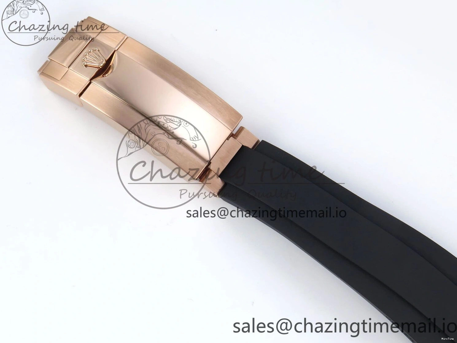 MiroTime 0516 Daytona 126515 QF 1:1 Best Edition Black RG Diamonds Dial on Oysterflex Strap SH4131 V Sophisticated 701